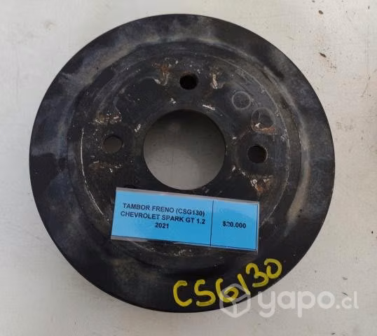 Tambor Freno (CSG130) Chevrolet Spark GT 1.2 2021