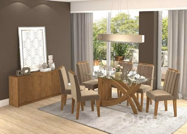 Juego comedor 6 sillas