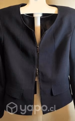 Blazer corte princesa Azul Marino talla S NUEVO