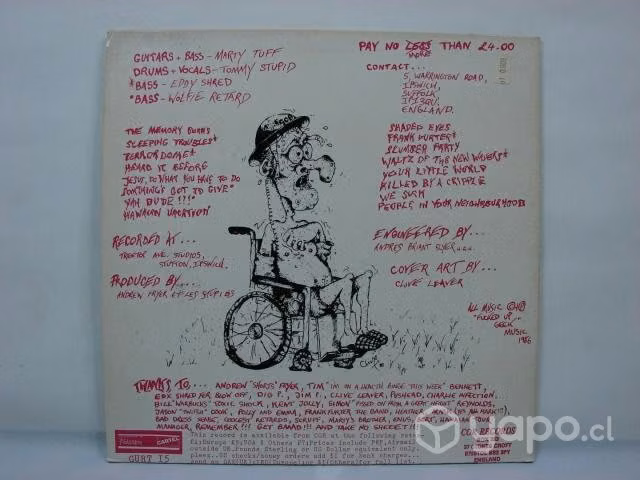 Vinilo Stupids Retard Picniced 1986 Ed. Uk + Inser