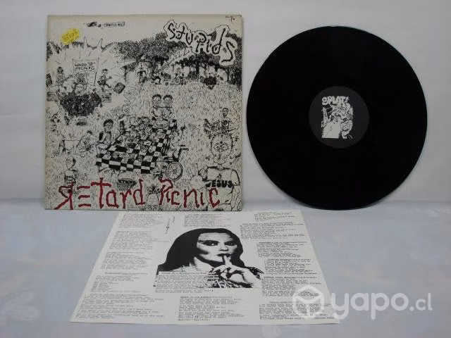 Vinilo Stupids Retard Picniced 1986 Ed. Uk + Inser
