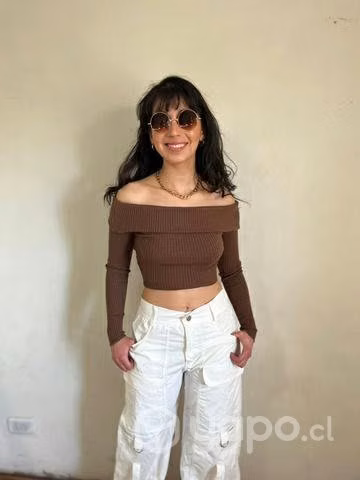 Pantalón cargo blanco - Imagen 4