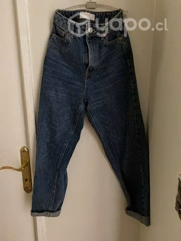Jeans mom topshop azul clásico - Imagen 2