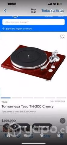 Tornamesa Teac TN 300 semi nueva - Imagen 4