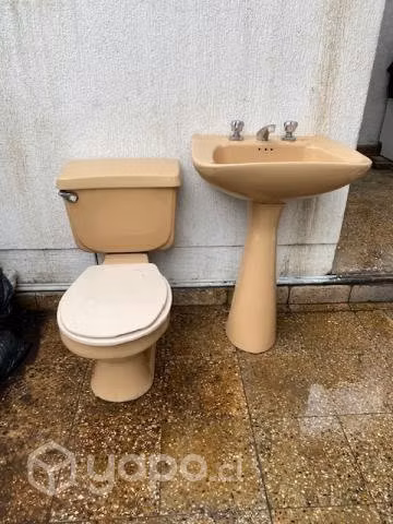 Artefactos baños impecable, loza