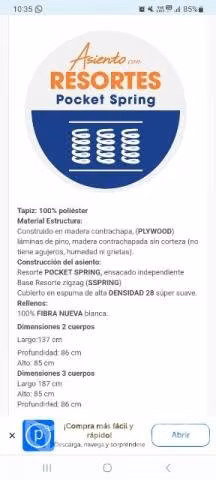 Juego de living Nuevo - Imagen 3