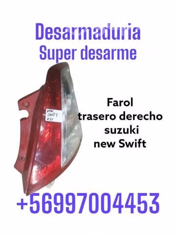 Farol trasero suzuki New Swift