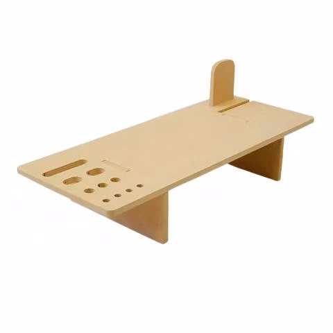 Organizador Escritorio Alzador Monitor Madera 50x2