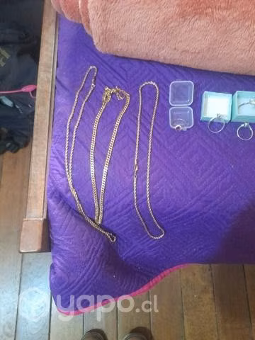 Joyas plata y oro10 kilates y bañadas