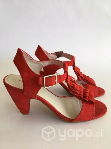 Sandalias rijas de gamuza Talla 36