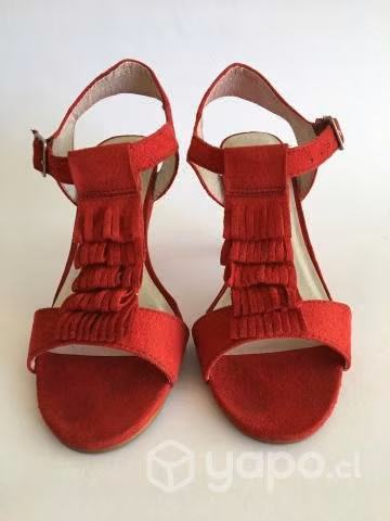 Sandalias rijas de gamuza Talla 36
