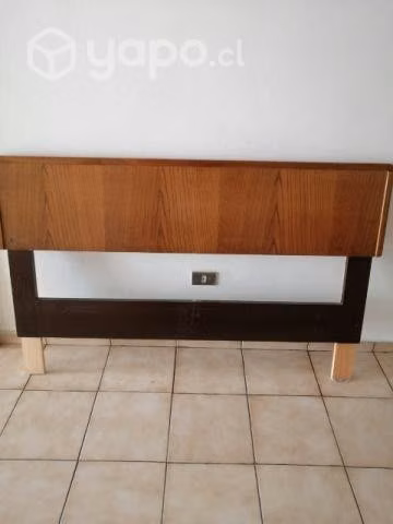 Respaldar de madera 2 plazas