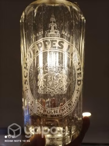 Botella Schweppes agua soda años 30 - Imagen 4