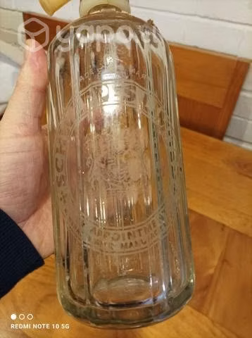 Botella Schweppes agua soda años 30 - Imagen 3