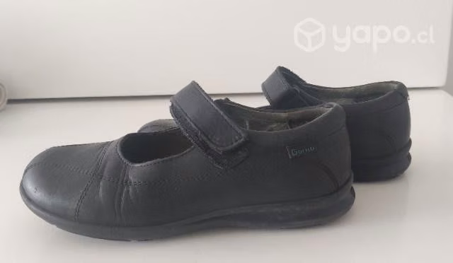 Zapato de cuero colegial niña. Talla 36. - Imagen 5