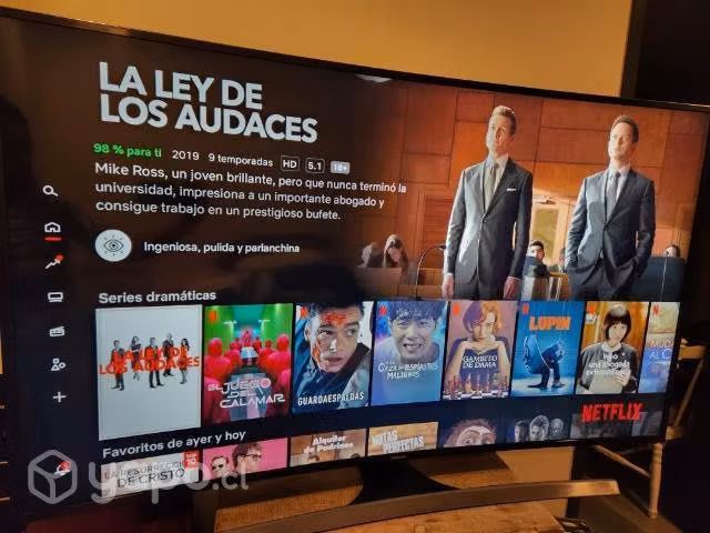 Smart tv Samsung curvo 55"