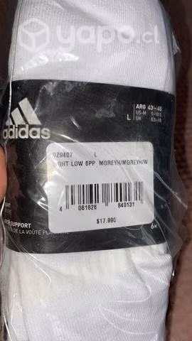Calcetines Adidas originales 6 pares talla L - Imagen 3