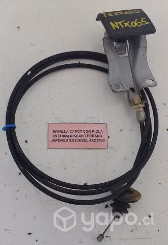 Manilla Capot Con Piola (NTX065) Nissan Terrano Ja