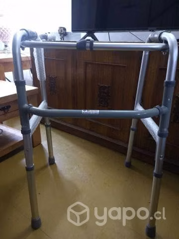 Andador aluminio plegable