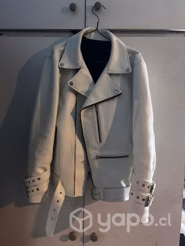 Chaqueta cuero Blanco Original