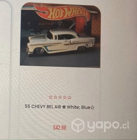 Hot wheels 55 chevy bel air