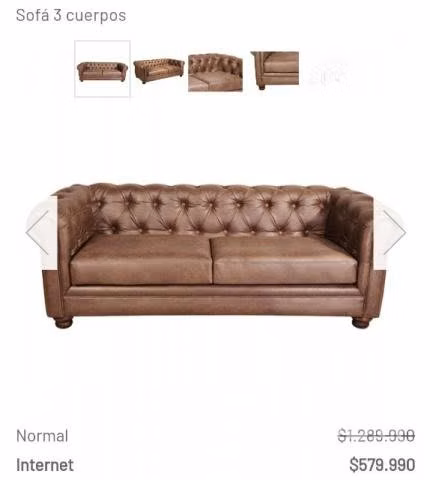Sofa 3 cuerpos y Alfombra