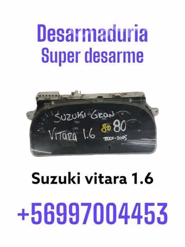 Sinoptico suzuki victara desarmaduria1.6 año 2001
