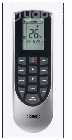 Aire acondicionado de 24000 Btu Split Anwo On/off