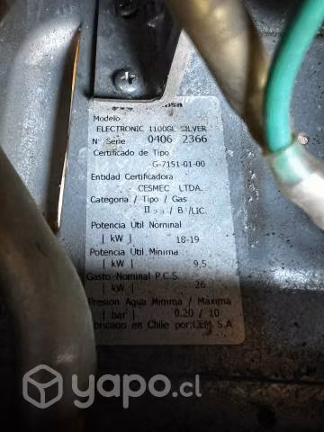 Calefont Usado 1100GL SILVER MADEMSA