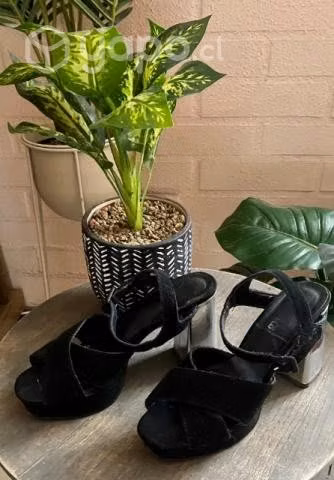 Sandalias negras, talla 40 - Imagen 3