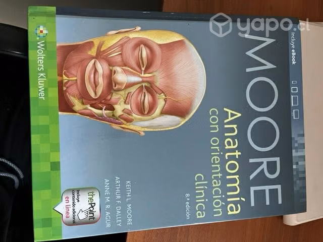 Libro 8va edición Anatomía, MOORE