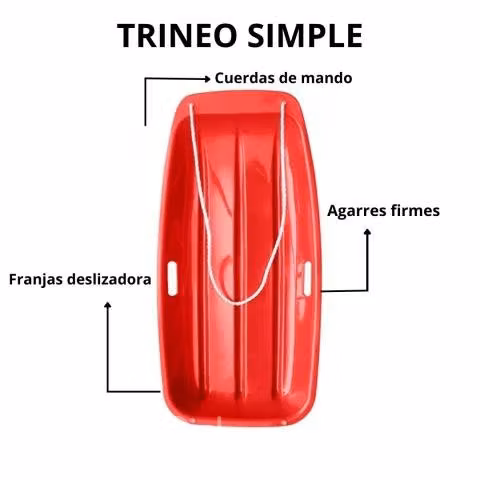 Trineo Simple Para Nieve