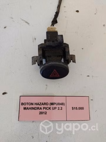 Boton hazard (MPU048) Mahindra Pick Up 2.2 2012