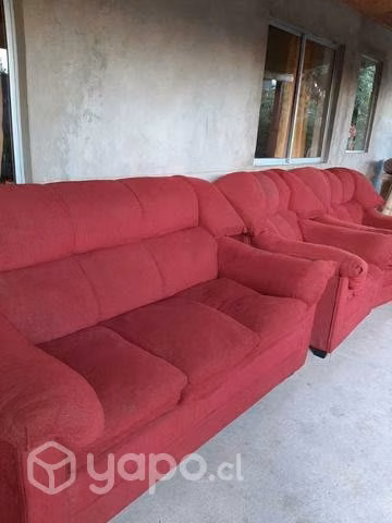 Sofa burdeo - Imagen 2
