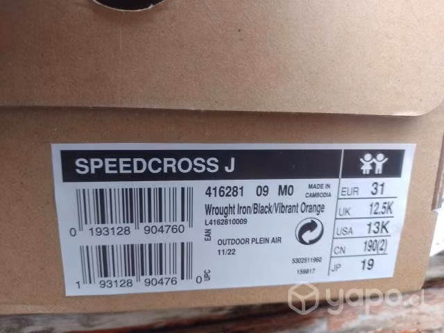Zapatillas salomon talla 31