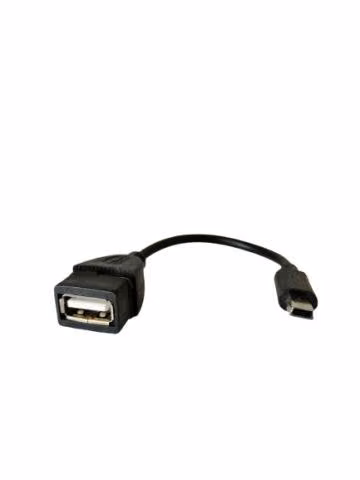 OTG Cable Usb 2.0 Hembra a Miniusb 5 Pines M 13cms