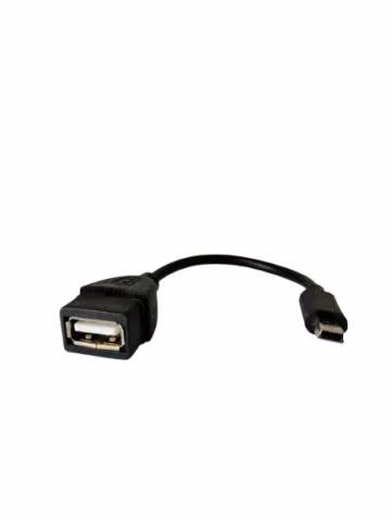 OTG Cable Usb 2.0 Hembra a Miniusb 5 Pines M 13cms