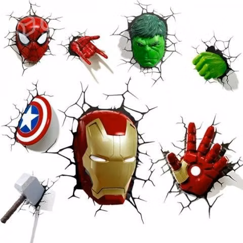 LÁMPARA 3D Marvel Avengers Spiderman. LICENCIA ORI - Imagen 3
