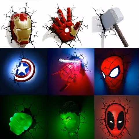 LÁMPARA 3D Marvel Avengers Spiderman. LICENCIA ORI - Imagen 4