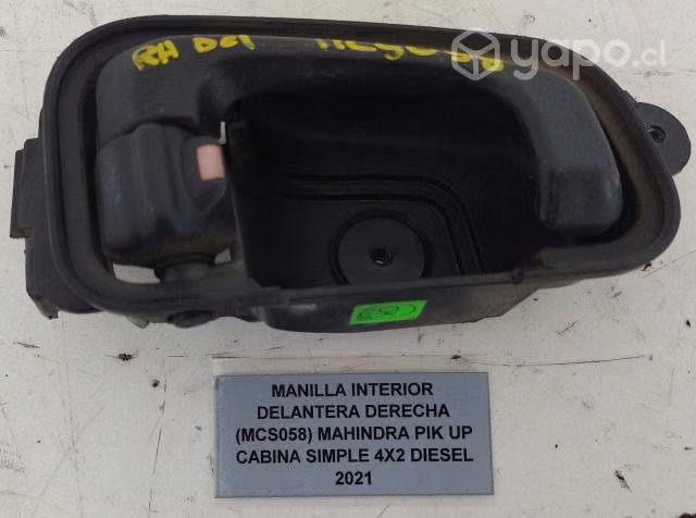 Manilla Int del (MCS058) Mahindra pick up 2021