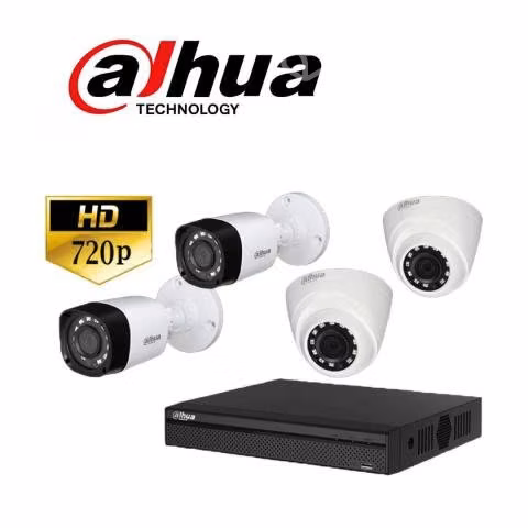 Kit 4 cámaras dahua HD 720p + Disco
