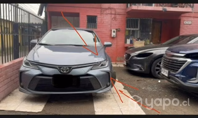 Toyota corolla Óptico full led lado izquierdo 2019