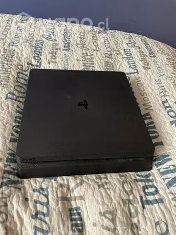 Ps4 slim 500gb + cargador doble + 2 controles