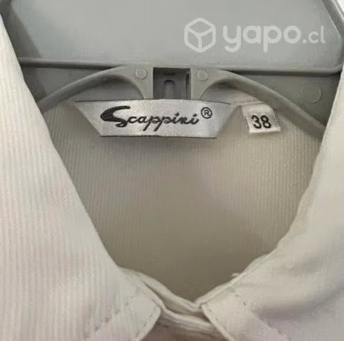 Blusa Entallada No Elásticada Marca Scappini 38