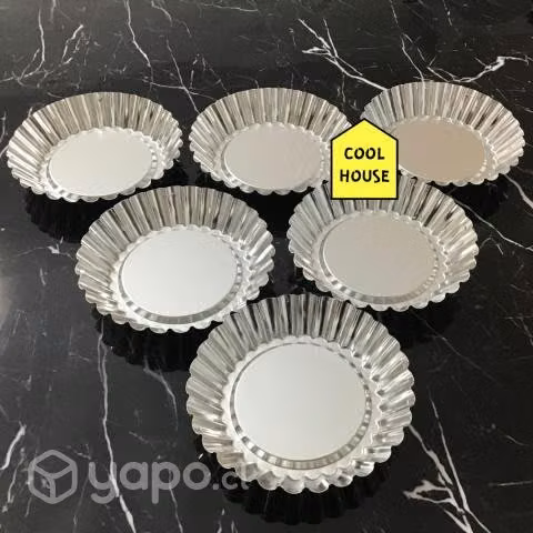 Moldes 10x1cms para tartaletas