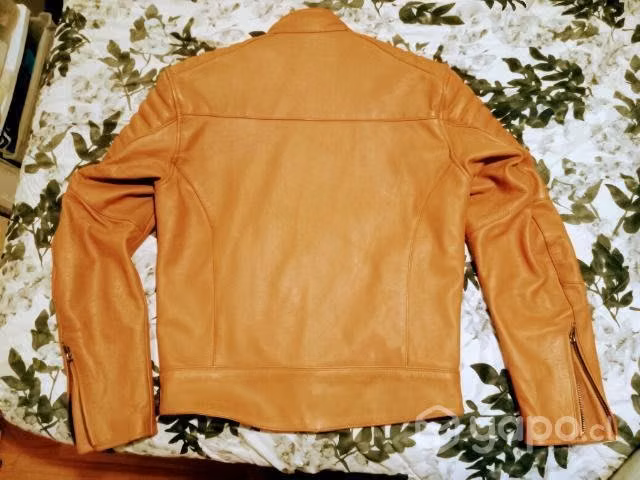 Chaqueta Cuero Moto ARMAD talla S MAS guantes ARMA