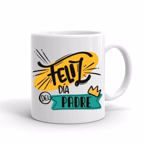 Taza/Tazon/Mug Feliz Dia Del Padre Grafitis 23
