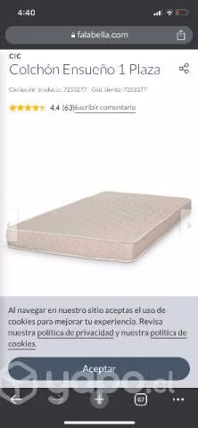 Cama 1 plaza - Imagen 2