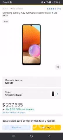 celular Samsung galaxy a32 128gb