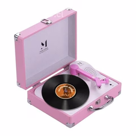 Tocadiscos Tornamesa Vinilo Maleta Mini Parlantes